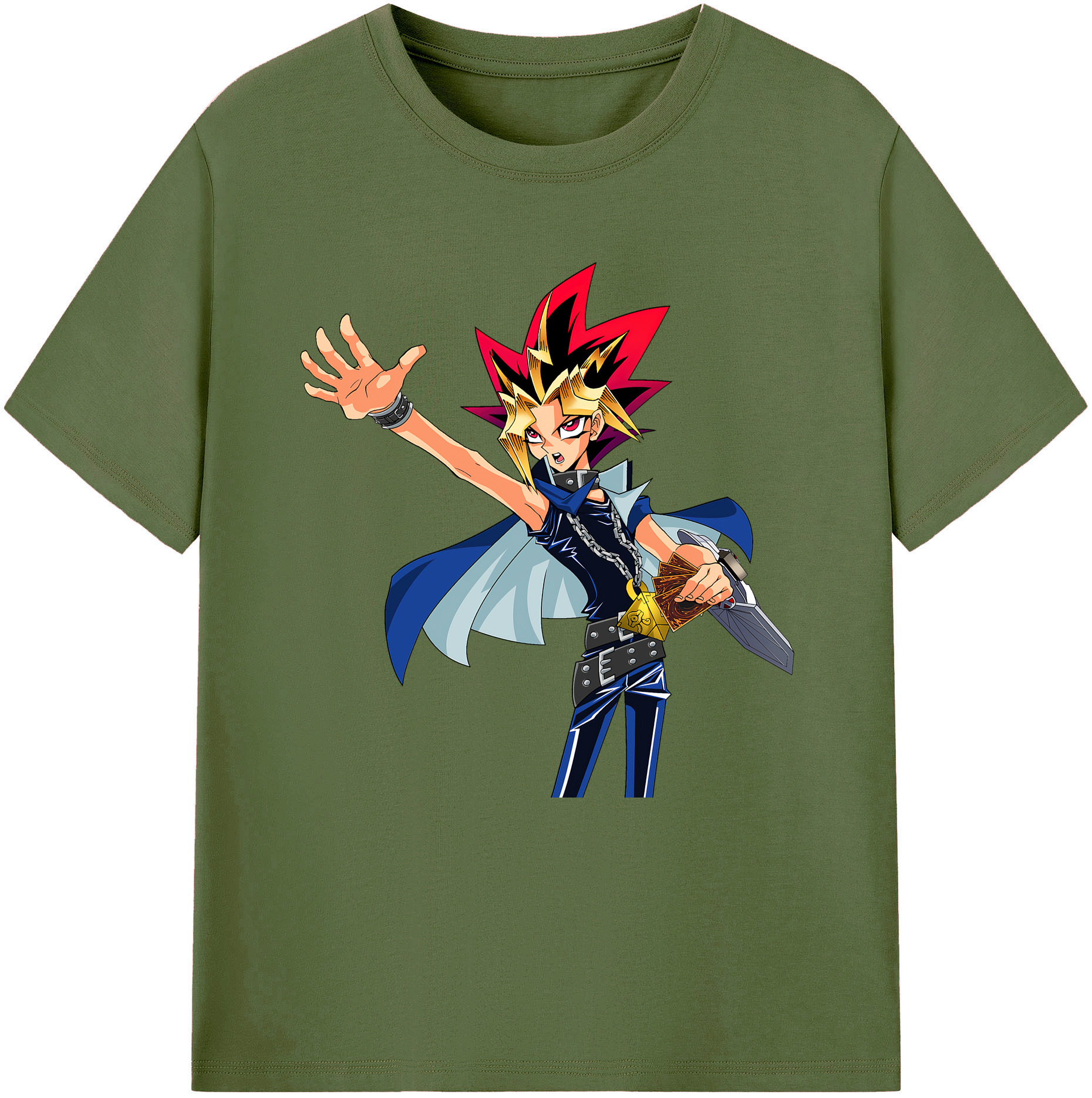 （画像用） 遊☆戯☆王 Yu-Gi-Oh! 綿100％半袖Tシャツ（フロントプリント）